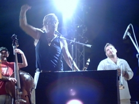 Deluci in concerto con Lucio Dalla